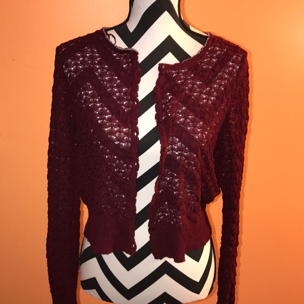 Jennifer Lopez Cropped Cardigan/Sweater